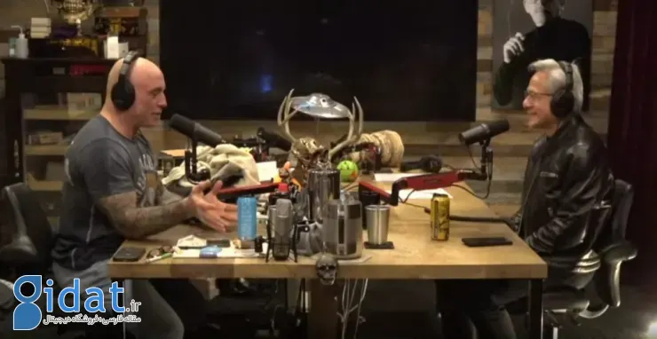 گفتگوی جنسن هوانگ و جو روگان