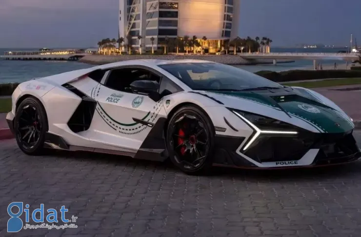 لامبورگینی رووئلتو منصوری در ناوگان پلیس دبی؛ یک هیولای کربنی ۱۰۰۱ اسب بخاری