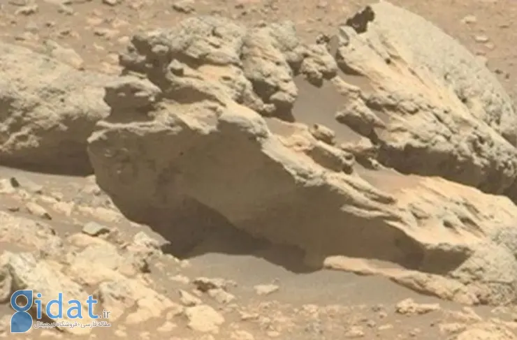 کشف یک قطعه سنگ متفاوت در مریخ که متعلق به سیاره سرخ نیست