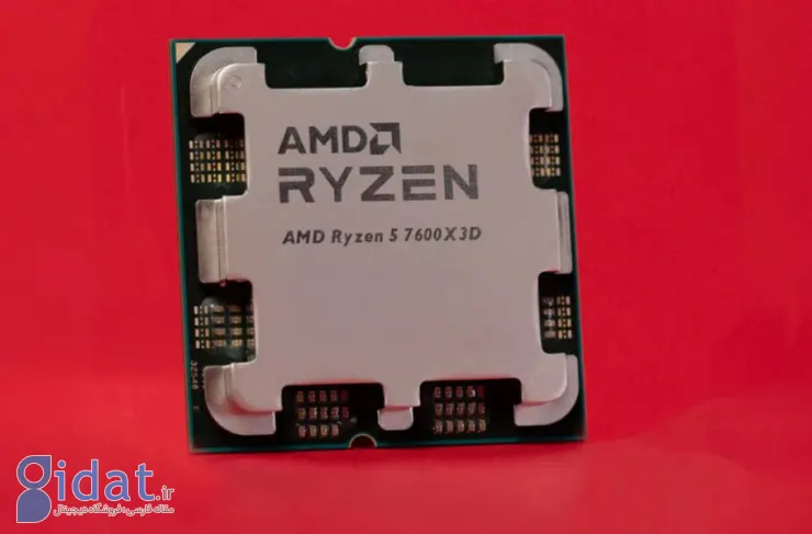 AMD از پردازنده گیمینگ رایزن 5 7600X3D با حافظ کش سه‌بعدی رونمایی کرد