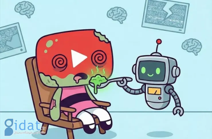 محتوای تولید شده توسط هوش مصنوعی ۲۱٪ از فیدهای کاربران جدید یوتیوب را تشکیل می‌دهد