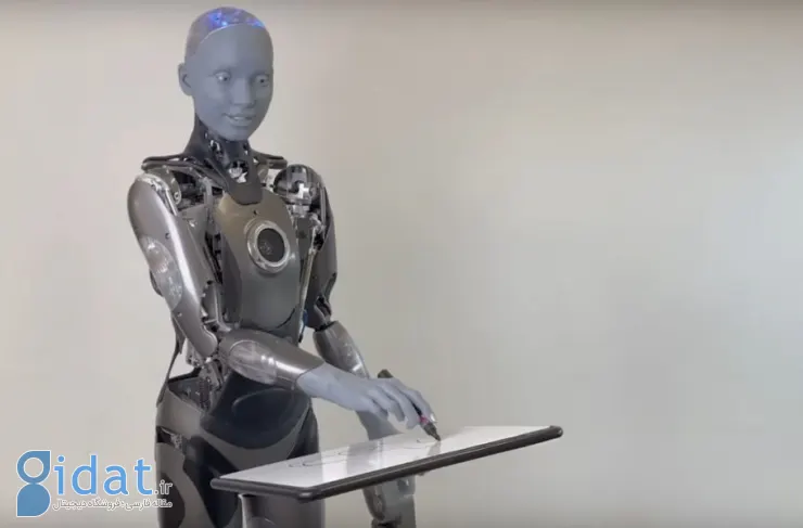 نقاشی پیشرفته ترین ربات انسان نما در جهان را ببینید