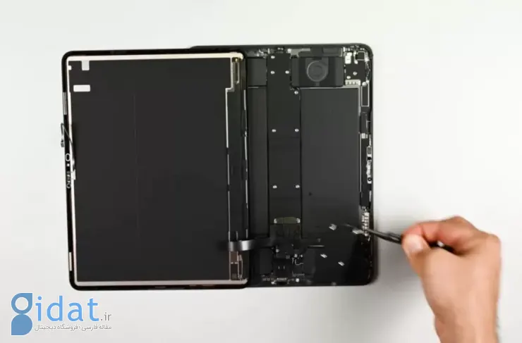 کالبدشکافی آیپد پرو M5 نشان می‌دهد که تعمیر آن چقدر دشوار است [تماشا کنید]