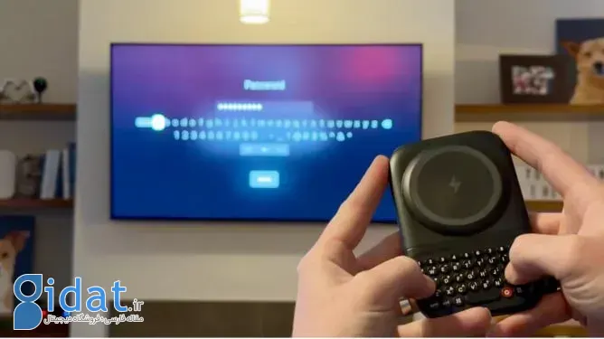 اتصال کیبورد کشویی Power Keyboard به تلویزیون