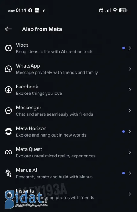تصاویر محو شونده اینستاگرام