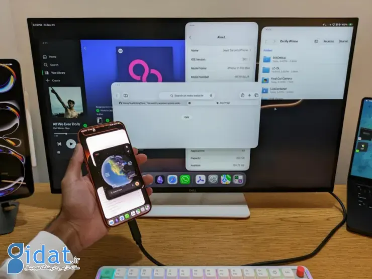 یک کاربر آیفون ۱۷ پرو مکس را هک کرد و توانست iPadOS را روی آن اجرا کند