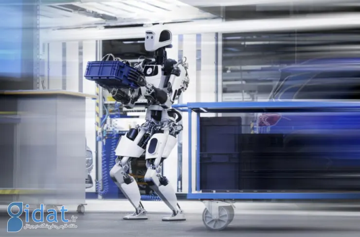 مرسدس در حال آزمایش ربات های انسان نما برای انجام کارهای "تکراری و ساده" در کارخانه خود است