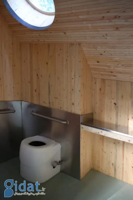 طراحی داخلی توالت بدون آب MycoToilet