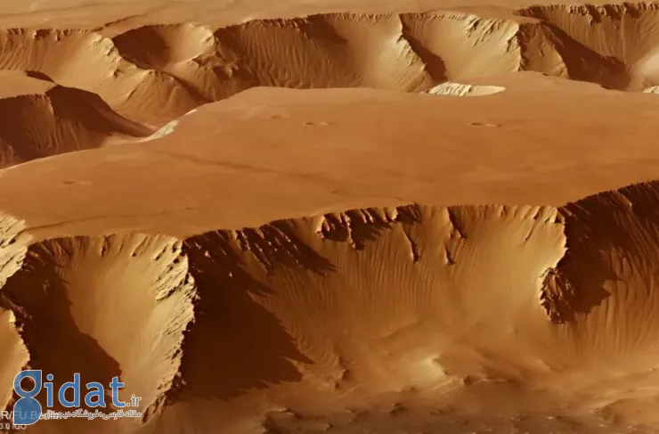 Mars Express ویدیوی خیره کننده از منطقه 