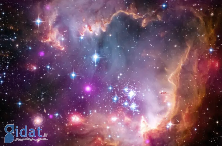 تصویر روز ناسا: NGC 602، خوشه ستاره‌ای صدف