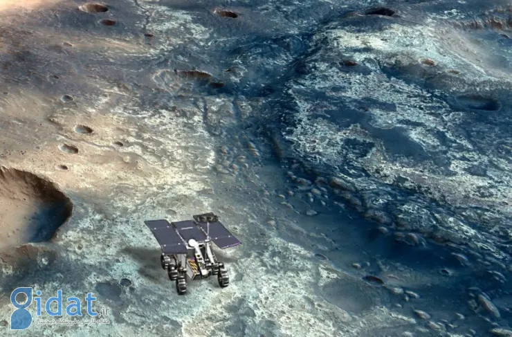 امروز در فضا: نقشه‌برداری امگا از کلاهک قطب جنوبی مریخ