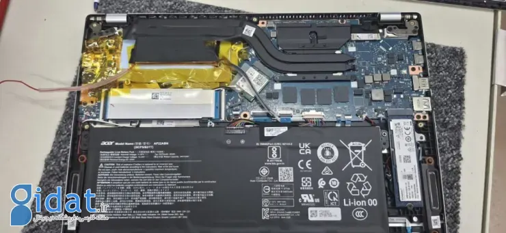 سیستم خنک کننده جدید لپ تاپ