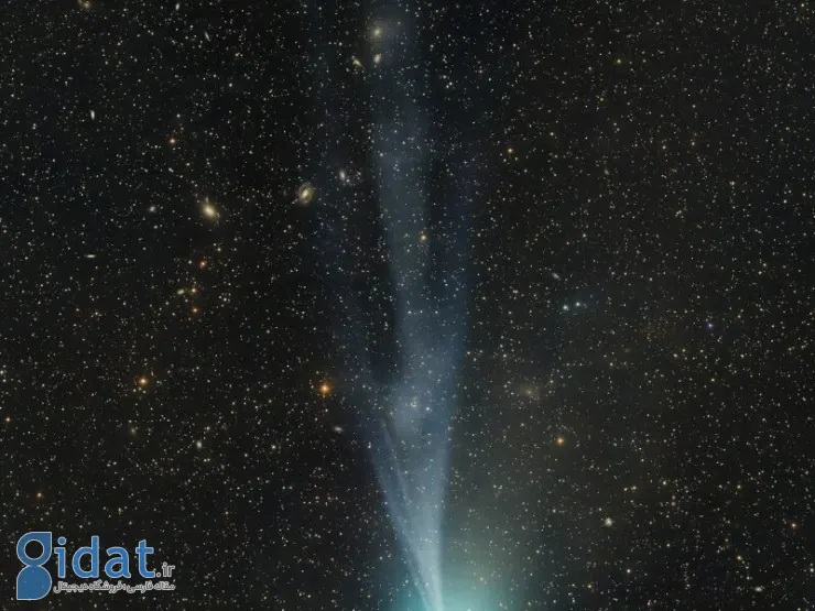 تصویر روز ناسا: ساختار دم دنباله‌دار 12P
