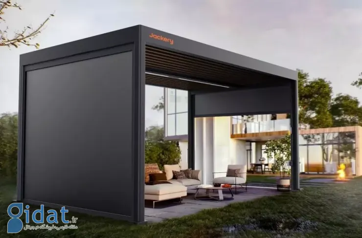 آلاچیق خورشیدی جکری معرفی شد؛ محصولی با قیمت ۱۲۰۰۰ دلار!