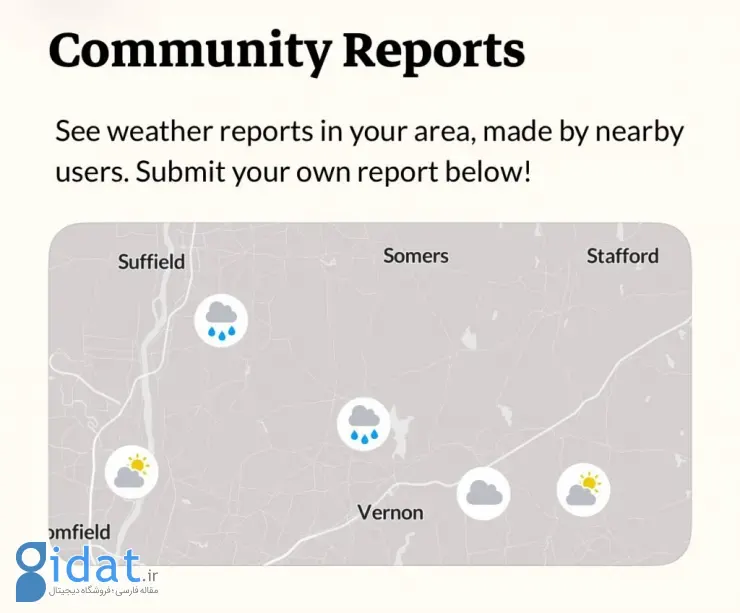  اپلیکیشن هواشناسی Acme Weather 
