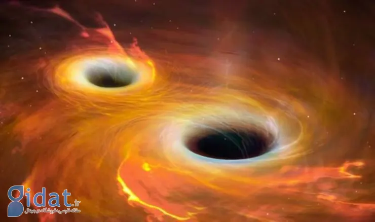 برخورد دو سیاهچاله