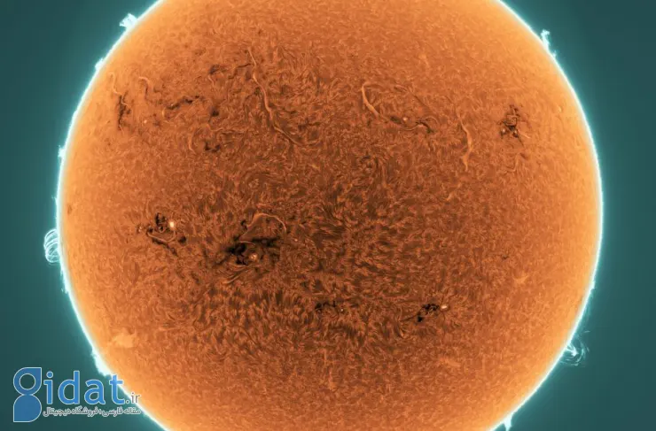 تصویر روز ناسا: برجستگی ها و رشته ها روی خورشید فعال