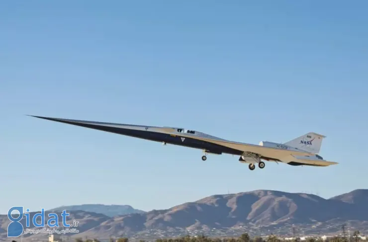 جت مافوق صوت X-59 ناسا برای اولین بار به پرواز درآمد [تماشا کنید]