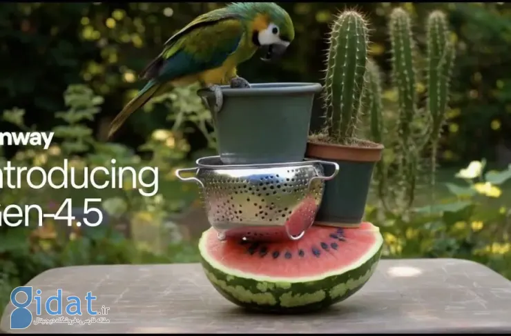 قدرتمندتر از Sora و Veo؛ مدل ویدیوساز Runway Gen-4.5 معرفی شد [تماشا کنید]