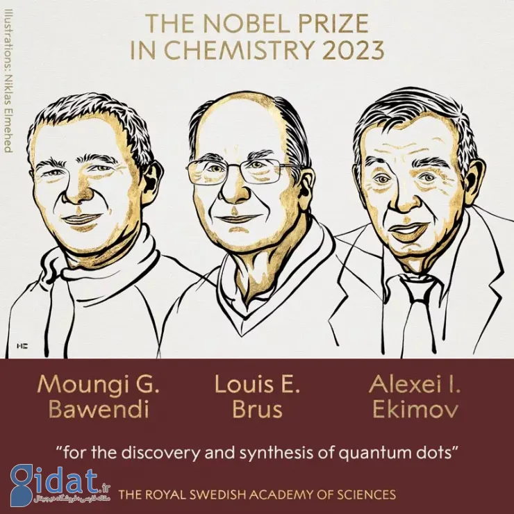 جایزه نوبل شیمی 2023 به کاشفان فناوری نقطه کوانتومی رسید