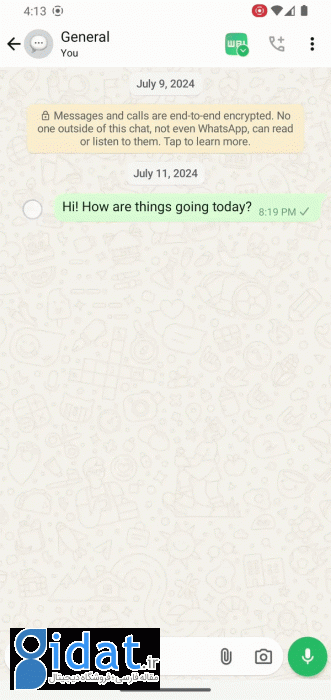 واتس اپ به قابلیت واکنش با دو بار ضربه زدن به پیام ها مجهز می شود