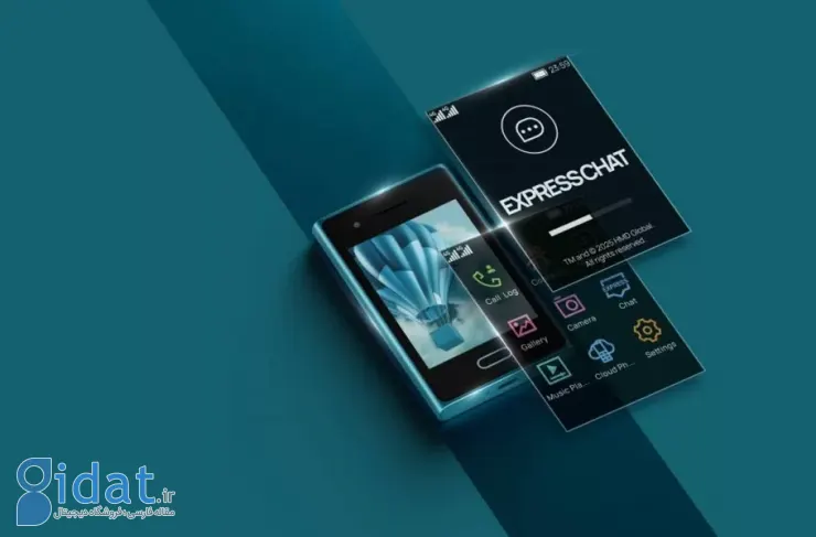 گوشی هیبریدی HMD Touch 4G معرفی شد؛ ترکیبی از گوشی هوشمند و گوشی ساده (فیچرفون)