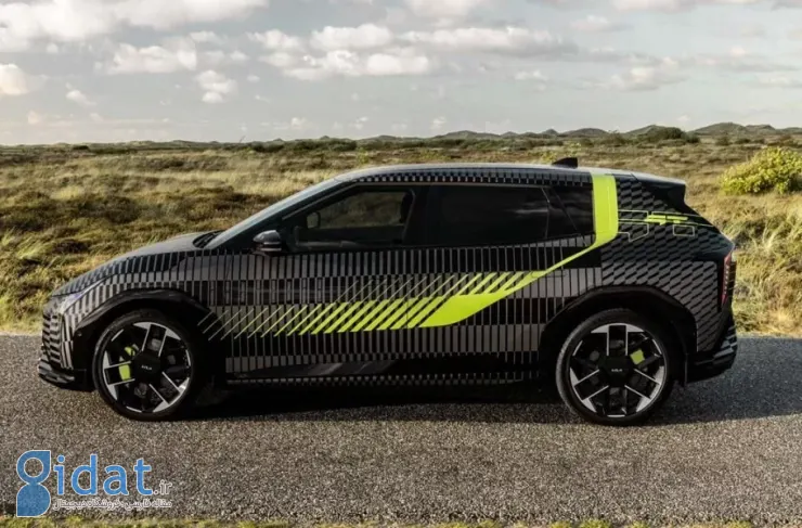اولین تصاویر از کراس اوور اسپرت کیا EV4 GT منتشر شد