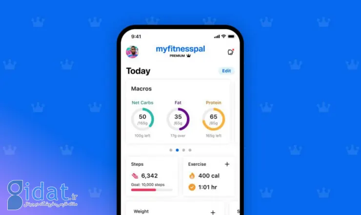کالری شمار MyFitnessPal