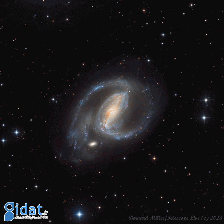 تصویر روز ناسا: کهکشان مارپیچی NGC 1097 همراه با ابرنواختر تازه کشف‌شده