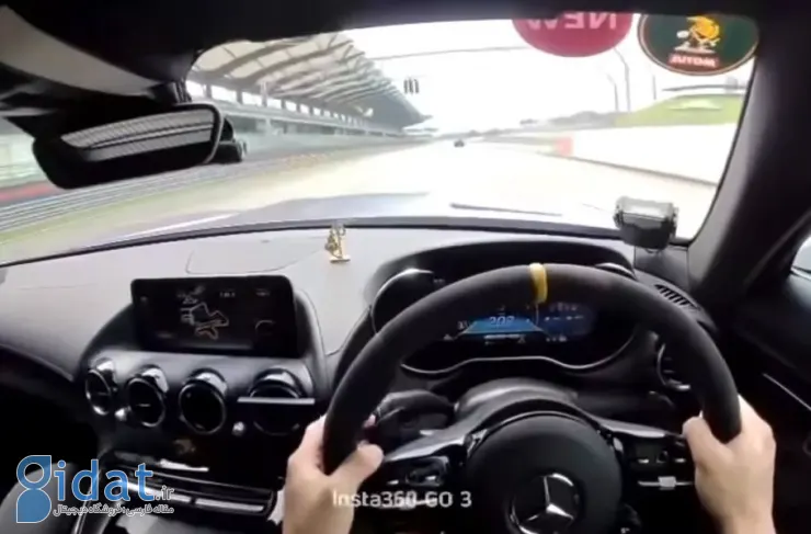 تصادف مرسدس AMG GT در مسیر، راننده به شدت مجروح شد [چشم انداز]