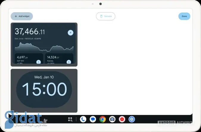 اندروید 15 احتمالاً ویجت‌ها را به لاک‌اسکرین برمی‌گرداند