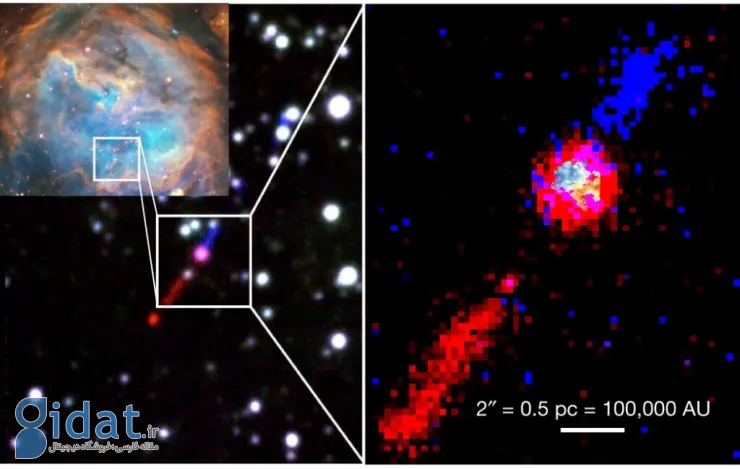 برای اولین‌بار در تاریخ؛ کشف یک دیسک غبار و گاز که در کهکشانی دیگر به‌دور یک ستاره می‌چرخد