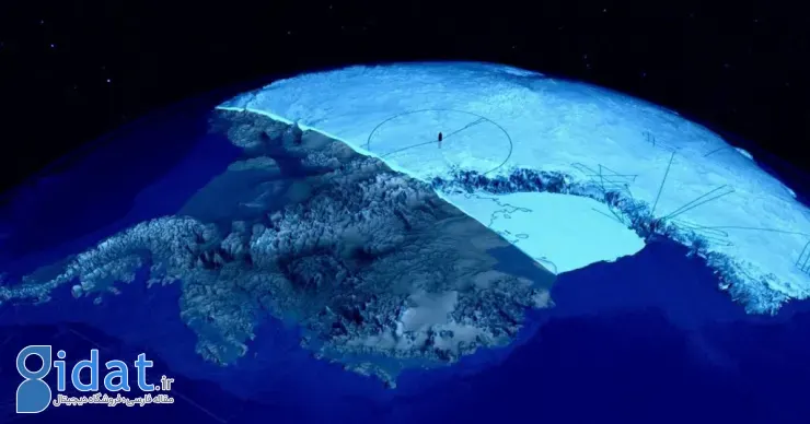 بزرگ‌تر‌شدن حفره گرانشی قطب جنوب