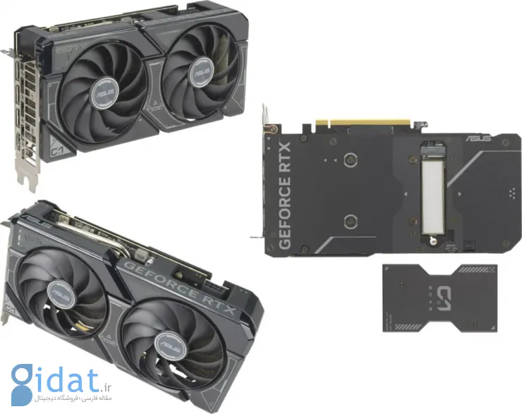 ایسوس کارت گرافیک GeForce RTX 4060 Ti را با اسلات یکپارچه M.2 معرفی کرد