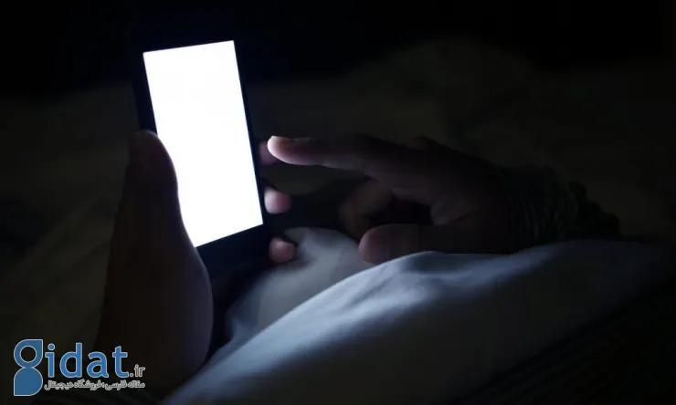 تأثیر موبایل بر خواب