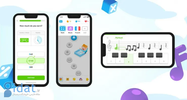 قابلیت آموزش موسیقی و ریاضی به اپلیکیشن دولینگو اضافه می‌شود