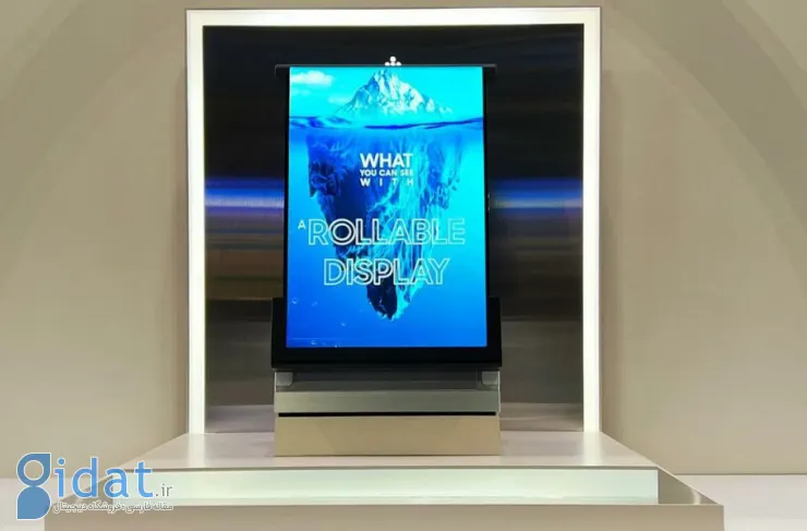 سامسونگ از اولین نمایشگر 12.4 اینچی رول‌شونده OLED خود برای موبایل‌ها رونمایی کرد