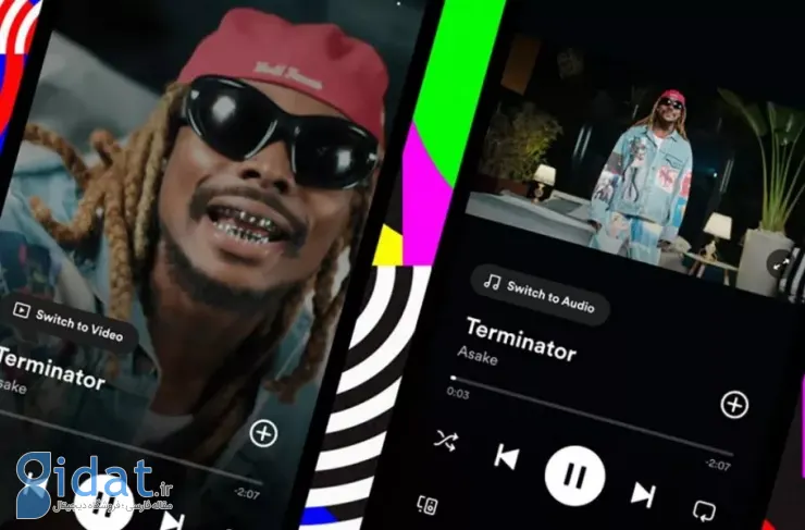 Spotify پخش موزیک ویدیو را در 85 کشور دیگر ارائه می دهد