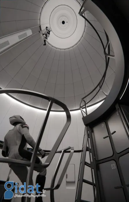 طراحی داخلی فضاپیما استارشیپ