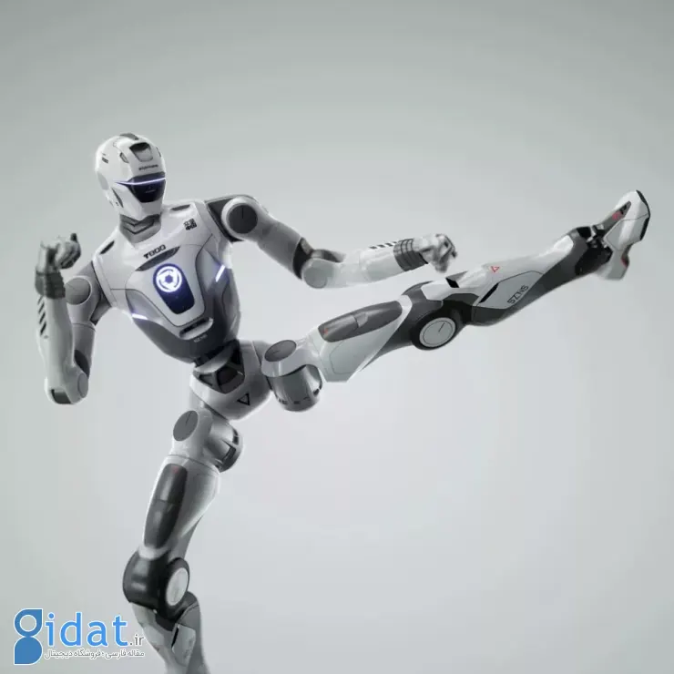 حرکت کونگ‌فو توسط ربات انسان‌نما T800 