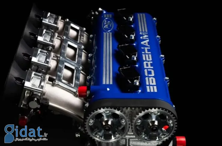 موتور چهار سیلندر بورهام تا 10،000 دور در دقیقه کار می‌کند