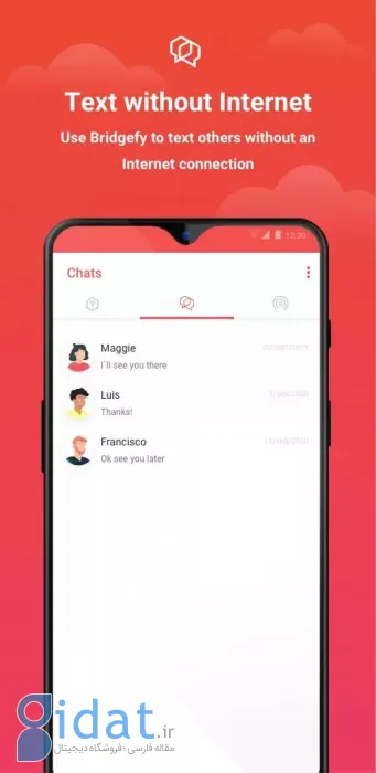 اپلیکیشن Bridgefy 