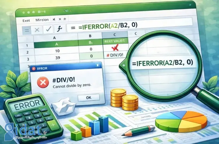 تابع IFERROR در اکسل | آموزش کامل به همراه مثال‌های کاربردی
