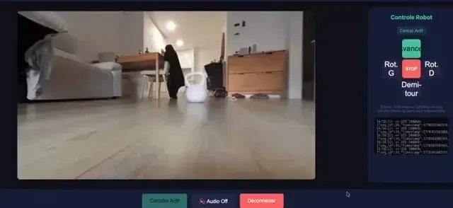 دسترسی از راه دور به دوربین جاروبرقی