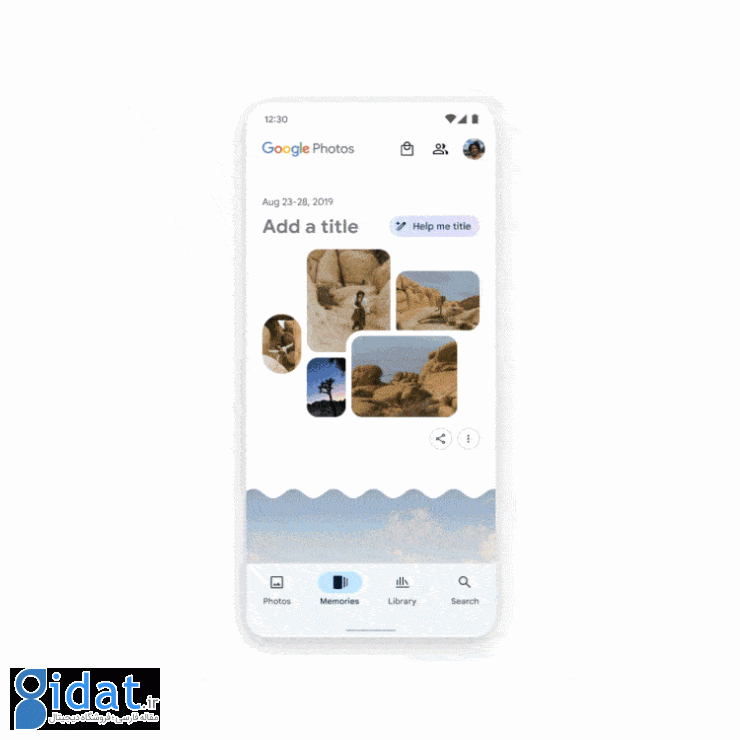 گوگل فوتوز حالا می‌تواند با هوش مصنوعی مولد روی آلبوم عکس‌ها نام‌گذاری کند