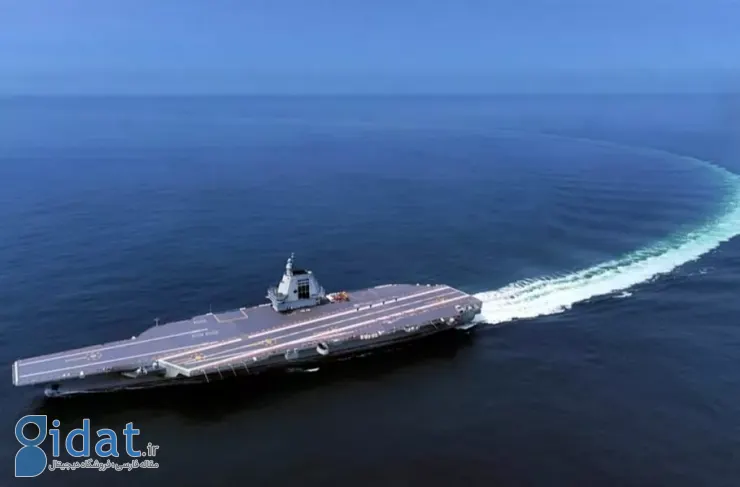 چین بزرگترین ناو هواپیمابر غیرهسته‌ای جهان را به آب انداخت