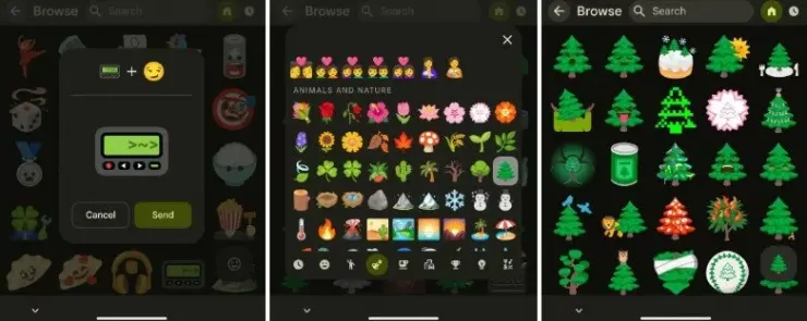  قابلیت جدید Browse در Emoji Kitchen گوشی‌های پیکسل 