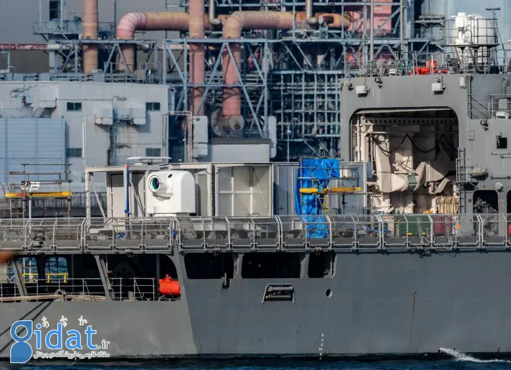 سلاح لیزری ژاپن روی JS Asuka