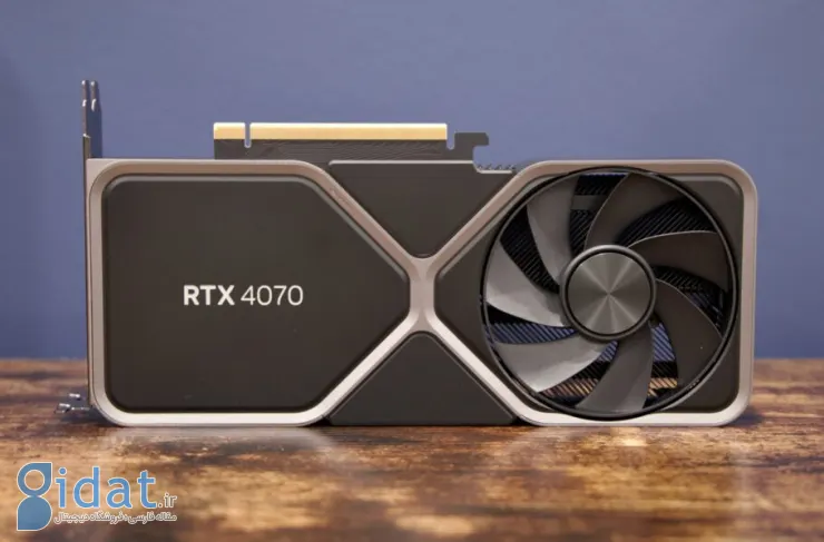 انویدیا نسخه جدید کارت گرافیک RTX 4070 را با حافظه GDDR6 معرفی کرد