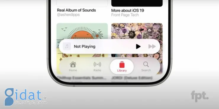 ظاهر جدید iOS 19 فاش شد؛ الهام‌گرفته از visionOS